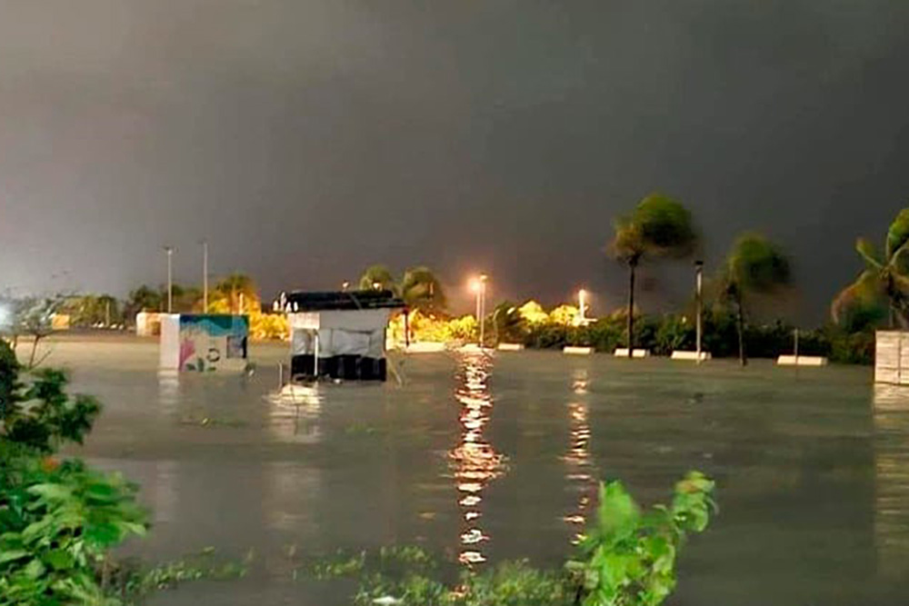 Deja ‘Milton’ inundaciones y fallas en energía en su paso por Yucatán